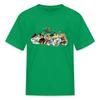 Spreadshirt Asterix & Obelix Gauls Attack Officially Licensed Kid's T-Shirt, M, Kelly Green view 1