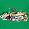 Spreadshirt Asterix & Obelix Gauls Attack Officially Licensed Kid's T-Shirt, M, Kelly Green view 2