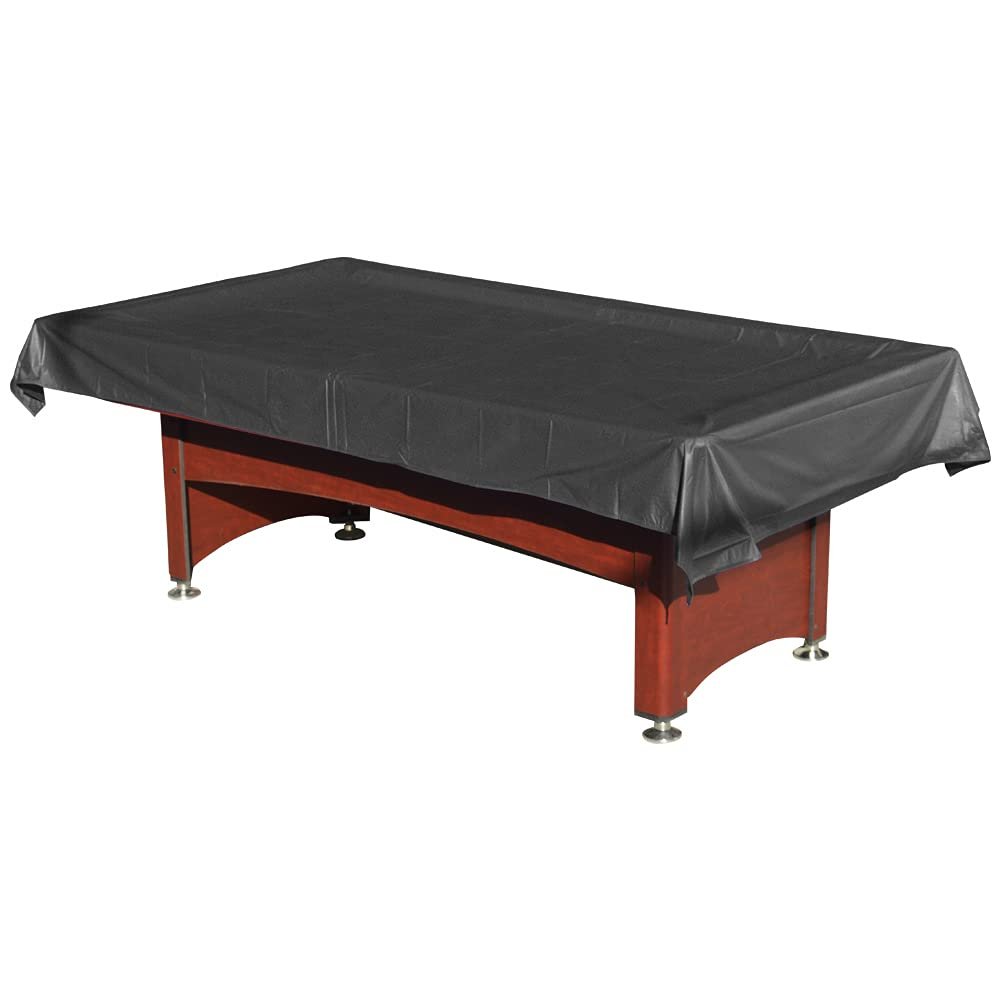 MoyanSuper Pool Table Cover PVC Waterproof Dustproof for 7/8/9 Ft Billiard/Pool Table ,Black,9 Feet