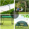 Heavy Duty Trampoline Stakes Anchors High Wind Stakes U- Shaped Sharp Ends Ground Anchor Galvanized Steel 11.8inch Safety Stakes for Soccer, Tents and Garden Decorations view 2