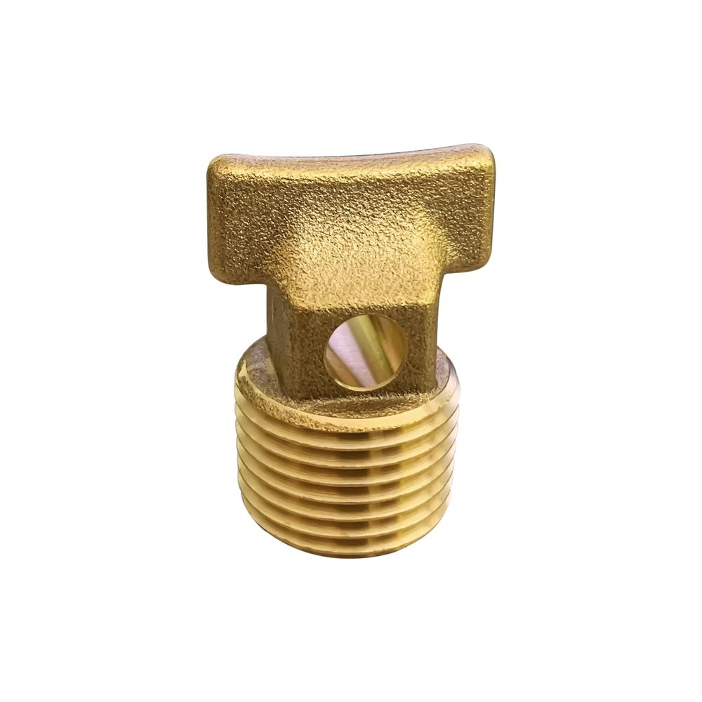 Boat Garboard Drain Plug - 1/2" NPT Thread,Solid Brass Drain Plugs commonly Used in Boat Hulls.
