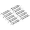 MECCANIXITY Tent Spring Buckle, 120x37mm Heavy Type Stainless Steel Rope Tensioner Accessories for Awning Tarps Wire Racks, Pack of 10 view 1