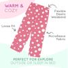 Mad Dog Girl's Pajama Pants - 2/3 Pack, Soft Micro Fleece Fashion Sleepwear Lounge. Sizes: 6-16, 3 Pack, 14-16, Pink Camo/Plaid/Dots view 2