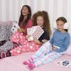 Mad Dog Girl's Pajama Pants - 2/3 Pack, Soft Micro Fleece Fashion Sleepwear Lounge. Sizes: 6-16, 3 Pack, 14-16, Pink Camo/Plaid/Dots view 4