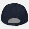 40th Birthday Funny Embroidered Hat, 40 Year Old Cap, I am 39 Plus One Middle Finger Navy view 4