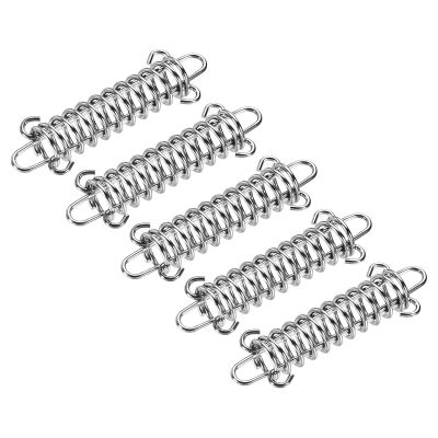 MECCANIXITY Tent Spring Buckle, 90x30mm Heavy Type Stainless Steel Rope Tensioner Accessories for Awning Tarps Wire Racks, Pack of 5