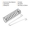 MECCANIXITY Tent Spring Buckle, 120x37mm Heavy Type Stainless Steel Rope Tensioner Accessories for Awning Tarps Wire Racks, Pack of 5 view 4