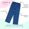 Mad Dog Girl's Pajama Pants - 2/3 Pack, Soft Micro Fleece Fashion Sleepwear Lounge. Sizes: 6-16, 3 Pack, 10-12, Hearts/Buffalo/Black Plaid view 2