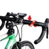 1 Pair Velvet PU Leather Handlebar Belt Bicycle Handlebar Grip Wraps with Bar Plugs (with Breath Holes) Bike Handlebar Tapes for MTB,Road Bike,Black view 2
