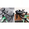 1 Pair Velvet PU Leather Handlebar Belt Bicycle Handlebar Grip Wraps with Bar Plugs (with Breath Holes) Bike Handlebar Tapes for MTB,Road Bike,Black view 3