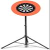 Black Dartboard Stand Unisex's, Darts Portable Travel Tripod Board Holder, Mobile & Height-Adjustable, Folding TV & Speaker Tripod, Thickened Steel, High 200Cm view 1