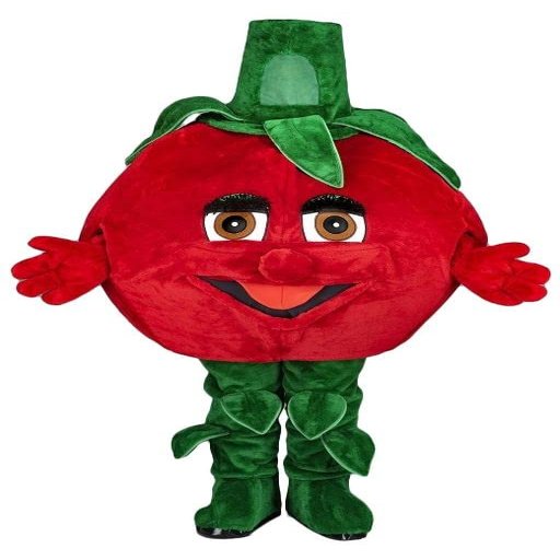 FurryWu Studio New Tomato Mascot Costume Adult Size Mascotte Mascota Carnival Party Cosply Costume Fancy Dress Suit