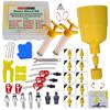 CYCEARTH Bicycle Hydraulic Disc Brake Oil Bleed Kit for All Brakes Shimano,SRAM,AVID,TEKTRO,MAGURA,Hayes,Bike Brake Repair Tool (Upgraded) view 1