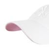 '47 New York Yankees Ballpark Clean Up Dad Hat Baseball Cap - White/Pink Bottom view 2