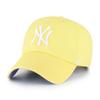 47 New York Yankees Ballpark Clean Up Dad Hat Baseball Cap, Maize Yellow, White, Lavender view 1