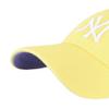 47 New York Yankees Ballpark Clean Up Dad Hat Baseball Cap, Maize Yellow, White, Lavender view 2