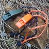 Coopers Bay Outdoors Emergency Whistle with Lanyard and Clip - Survival Whistle Two Pack - Makes a Great Emergency Signaling Device for Hiking, Camping, Boating or Whistle for Protection (Orange) view 2