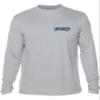Spearfishing UV Sun Shirt: UPF 50+ Men's Long Sleeve Mens Rash Guard for Scuba Diving, Fishing: Zombie Grouper: Lt. Gray - 2XL view 2