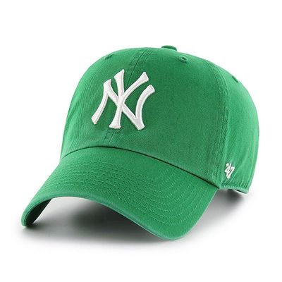 '47 New York Yankees Adjustable Cap Clean Up MLB, Kelly, One Size