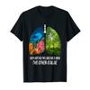 Our planet Has Two Lungs One is Green The other is Blue T-Shirt view 1