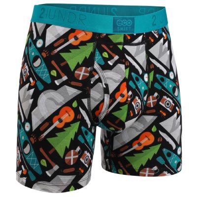 2UNDR Men's Swing Eco 6" Boxer Brief