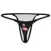 BAIKUTOUAN The Cute Beautiful Pink Flamingo Women's Panties G-Strings Thong Sexy T Back Panty XL view 4