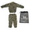 QuikCamo Mossy Oak Obsession 3D Leafy Camo Ghillie Suit - Breathable Quiet Mesh, Snaps and Zippered Pockets for Turkey Hunting 2XL-3XL (5'11" to 6'11") view 2