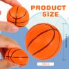 Urspasol 40 PCS 1.6 inch Foam Basketball Stress Ball Small Mini Sports Squeeze Ball Basketball Party Favors for Kids Stress Relief Toy School Carnival Reward view 3