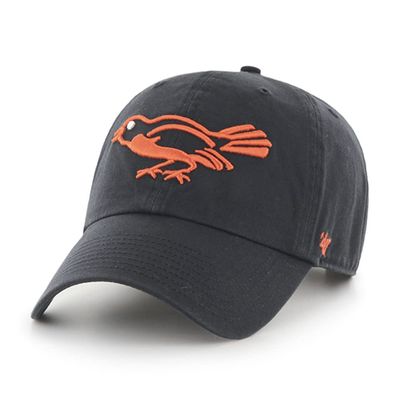 '47 Baltimore Orioles Cooperstown Clean Up Dad Hat Baseball Cap - Black