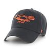 '47 Baltimore Orioles Cooperstown Clean Up Dad Hat Baseball Cap - Black view 1