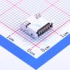 10 Pcs CZ-012 USB Connector SMD Micro-B CZ-012 view 2
