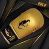 Fighterz Forge Karate Mits , Kumite Sparring Gloves , Colors Gold Green Purple Hand Pads (Medium, Gold) view 2
