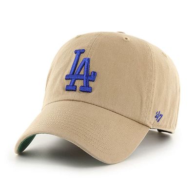 47 Los Angeles Dodgers Ballpark Clean Up Dad Hat Baseball Cap - Khaki