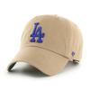 47 Los Angeles Dodgers Ballpark Clean Up Dad Hat Baseball Cap - Khaki view 1