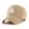47 Los Angeles Dodgers Ballpark Clean Up Dad Hat Baseball Cap - Khaki view 1