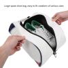 Shoe Carrier Bag, Storage Bag, Delicate Leather Pattern More PU Fabric for Outdoor Travel Bags Indoor Sports Bags view 4