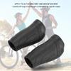 01 02 015 Comfy to Grip Plastic Mountain Bike Grips, Short Long Bike Handlebar Grips, Non-Slip Lock on Grips Mountain Bike for Folding Bike and Mountain Bike(Black, Short Pair) view 3