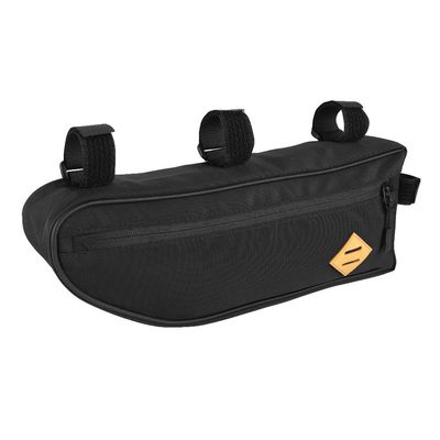 01 02 015 Bike Triangle Frame Bag, Polyester Reasonable Sturdy Durable Cycling Under Pouch Convenient Waterproof for