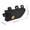 01 02 015 Bike Triangle Frame Bag, Polyester Reasonable Sturdy Durable Cycling Under Pouch Convenient Waterproof for view 3