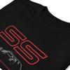 1988 Chevy Monte Carlo SS Classic Car Short-Sleeve Unisex T-Shirt Black view 4