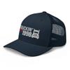 CreativeTees4You Truckin' Since 1998 Truck Driver Trucking Trucker Cap Mesh Hat Adjustable Navy view 4