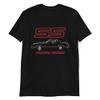 1988 Chevy Monte Carlo SS Classic Car Short-Sleeve Unisex T-Shirt Black view 1