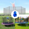 Zaijmlwwn 1.5Diameter Trampoline Enclosure Pole Caps with Screw Thumb for Trampoline Net Hook, 8 Pieces Safety Pole Caps (Blue 6pcs) view 4
