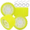 LIAULIADLL 3 Inch Width x 5 Inch OD Ribbed Wobble Roller Kit/Poly Ribbed Wobble Roller view 1