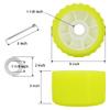 LIAULIADLL 3 Inch Width x 5 Inch OD Ribbed Wobble Roller Kit/Poly Ribbed Wobble Roller view 2