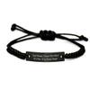 Take Thai Real Origin Best Mum, Some Mums Swear Too Much. It's Me, I'm Some Mums, Nice Mother's Day Black Rope Bracelet for Mother view 1
