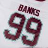 Mighty Ducks Movie Ice Hockey Jersey 99# Adam Banks Stitched Letters and Numbers view 3