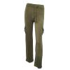 Bootcut Yoga Pants Women's Stretch Workout Relax Fit Super Soft Cargo Yoga Pants Wide Leg Palazzo Pants with Pockets Green view 3