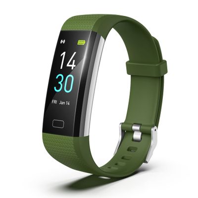Fitness Tracker for Men and Women,Fitness Watch Waterproof with Activity Tracker and Sleep Monitor,Smart Watch for Android and iOS Phones (Olive)