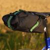 Miss Grape Cluster 7 Road Waterproof Bike Seat Bag, Black view 3